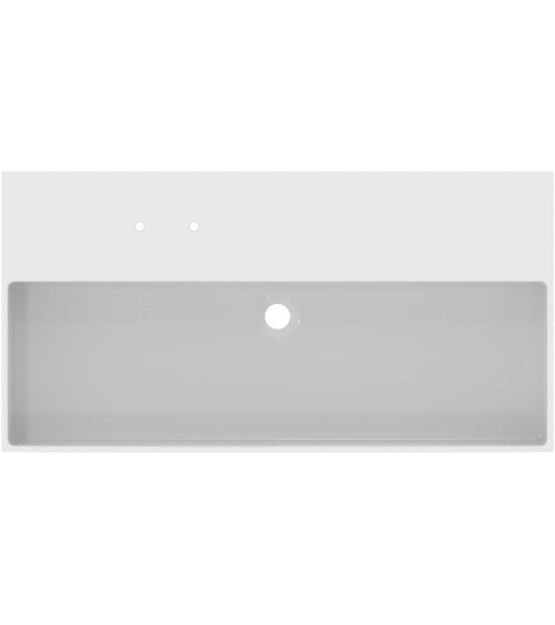 Ideal Standard Solos Vanity Basin pakabinamas praustuvas 1015x515x120 mm, su 2 skylėm maišytuvui, pasirinkite spalvą