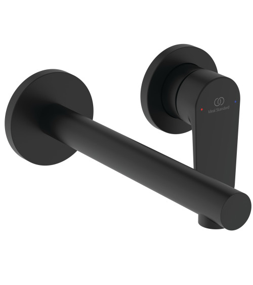 Ideal Standard CeraLife O potinkinis praustuvo maišytuvas, 180 mm snapas, juoda matinė spalva