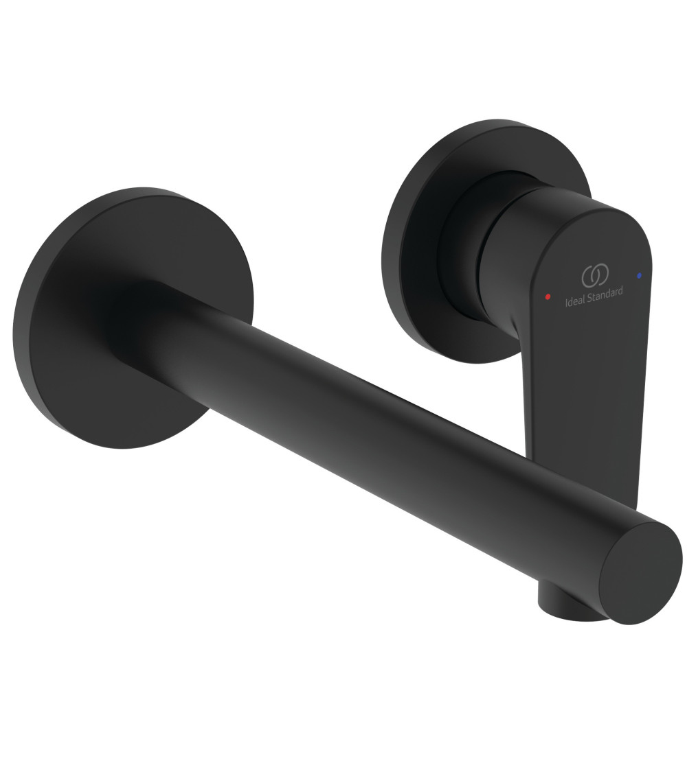 Ideal Standard CeraLife O potinkinis praustuvo maišytuvas, 180 mm snapas, juoda matinė spalva