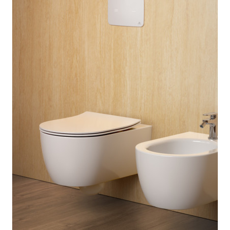 Ideal Standard Blend Curve pakabinamas klozetas su "Slim Soft Close" dangčiu, Aquablade® nuleidimo technologija