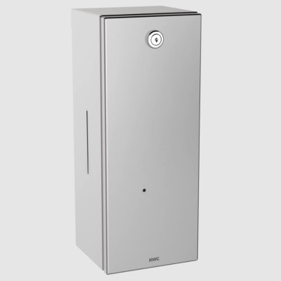 KWC Rodan elektroninis muilo dozatorius iš nerūdijančio plieno, 800ml talpos, matinis