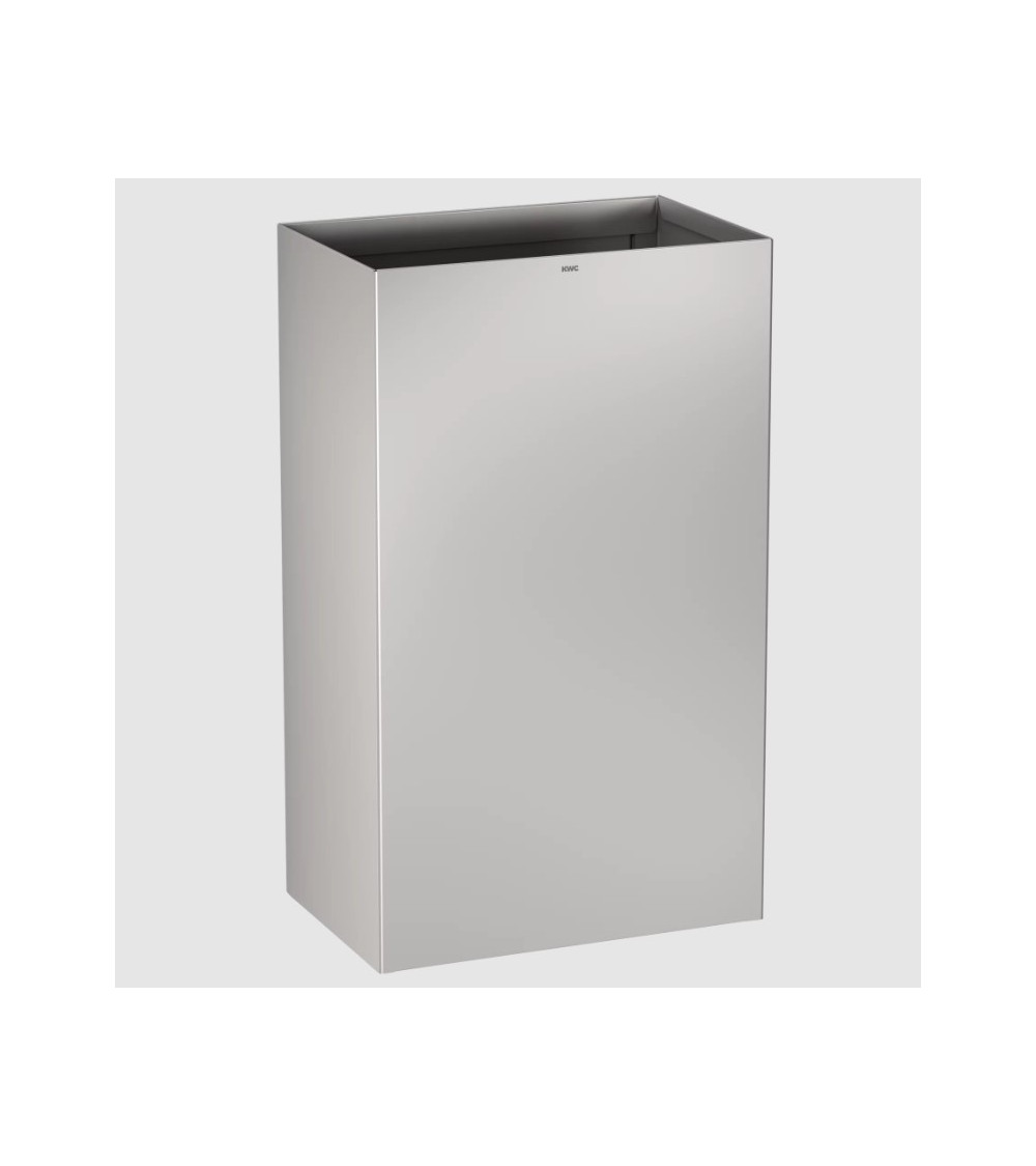 KWC Rodan pakabinama šiukšliadėžė iš nerūdijančio plieno, 18l talpos, 275x460x177, matinė