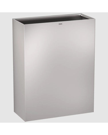 KWC Rodan pakabinama šiukšliadėžė iš nerūdijančio plieno, 60l talpos, 480x620x210mm, matinė