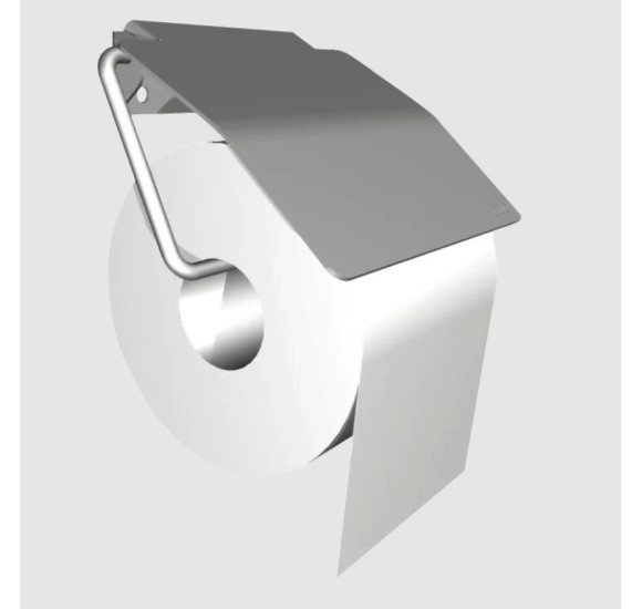 KWC Rodan WC popieriaus laikiklis iš nerūdijančio plieno, matinis