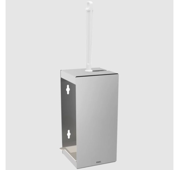 KWC Rodan WC šepečio komplektas iš nerūdijančio plieno, matinis