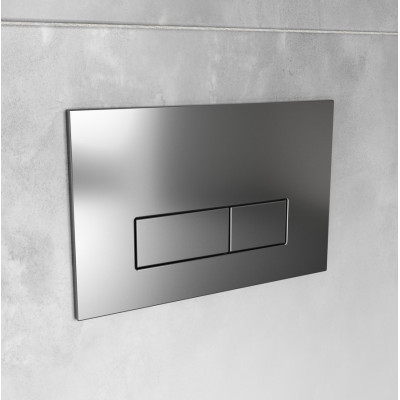 Ideal Standard Oleas mechaninis vandens nuleidimo mygtukas, šlifuotas paviršius-chromo spalvos