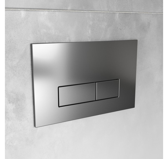 Ideal Standard Oleas mechaninis vandens nuleidimo mygtukas, šlifuotas paviršius-chromo spalvos