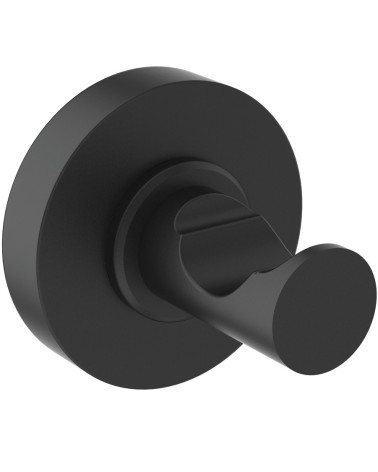 Ideal Standard Iom kabliukas vonios rankšluosčiui, juodos matinės spalvos, aptakių formų