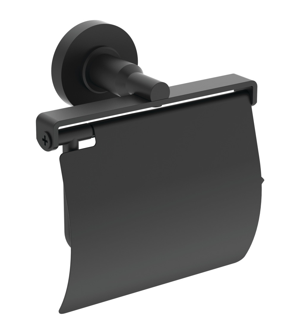 Ideal Standard Iom pakabinamas tualetinio popieriaus laikiklis, juodos matinės spalvos