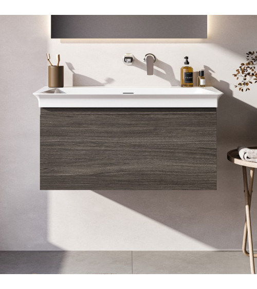 Ideal Standard Finesse pakabinama vonios kambario spintelė praustuvui 80 cm, Dark Elm spalva