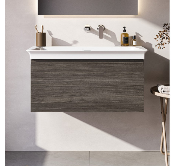 Ideal Standard Finesse pakabinama vonios kambario spintelė praustuvui 80 cm, Dark Elm spalva