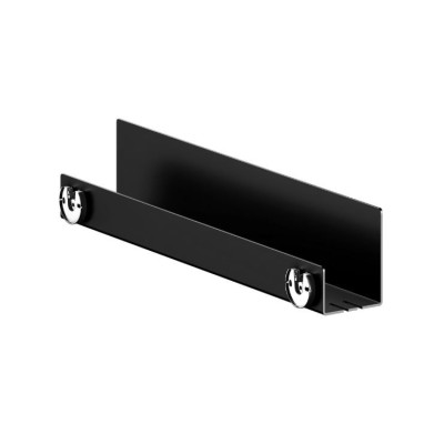 KEUCO 24953 nestandartinė lentynėlė dušui, juodos matinės spalvos (pasirenkamas dydis)