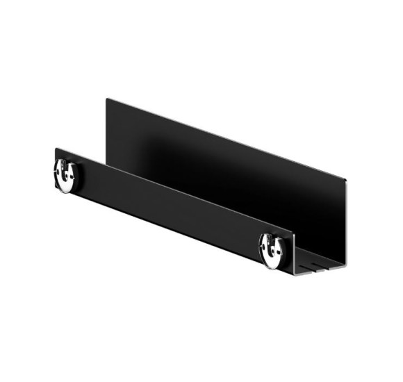 KEUCO 24953 nestandartinė lentynėlė dušui, juodos matinės spalvos (pasirenkamas dydis)