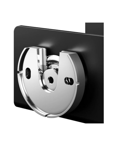 KEUCO 24953 nestandartinė lentynėlė dušui, juodos matinės spalvos (pasirenkamas dydis)