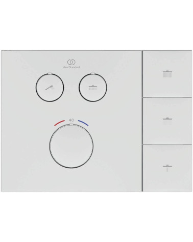 Ideal Standard CeraTherm Navigo Solos potinkinis termostatinis dušo maišytuvas, pasirinkite spalvą