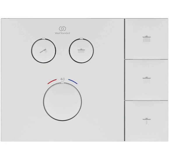 Ideal Standard CeraTherm Navigo Solos potinkinis termostatinis dušo maišytuvas, pasirinkite spalvą