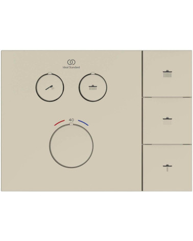 Ideal Standard CeraTherm Navigo Solos potinkinis termostatinis dušo maišytuvas, pasirinkite spalvą