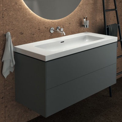 Ideal Standard Extra praustuvas 121 cm, be skylės maišytuvui, su perpildymo anga