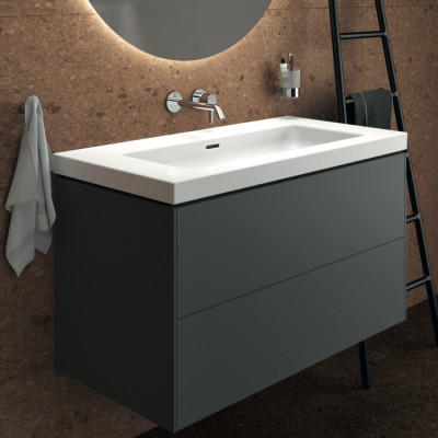 Ideal Standard Extra praustuvas 101 cm, be skylės maišytuvui, su perpildymo anga