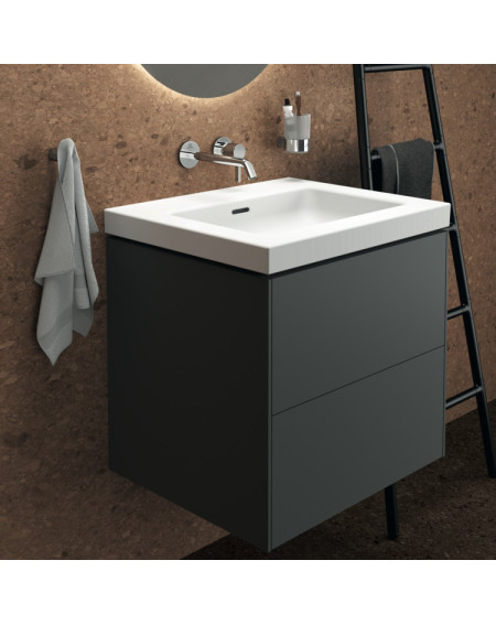 Ideal Standard Extra praustuvas 61 cm, be skylės maišytuvui, su perpildymo anga