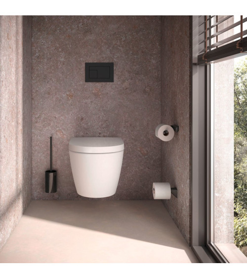 Keuco Aveno tualetinio šepečio komplektas, klijuojamas prie sienos (pasirenkama spalva)