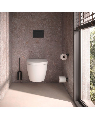 Keuco Aveno tualetinio šepečio komplektas, klijuojamas prie sienos (pasirenkama spalva)