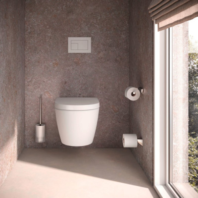 Keuco Aveno tualetinio šepečio komplektas, klijuojamas prie sienos (pasirenkama spalva)