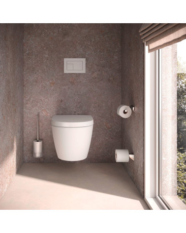 Keuco Aveno tualetinio šepečio komplektas, klijuojamas prie sienos (pasirenkama spalva)