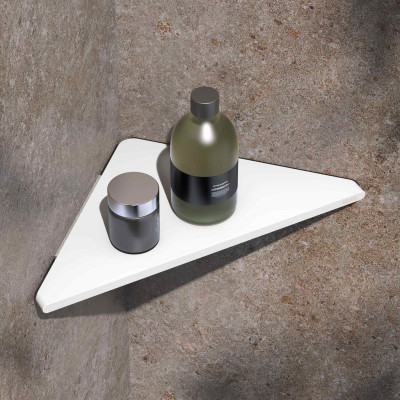 Keuco Aveno kampinė dušo lentynėlė, klijuojama prie sienos (pasirenkama spalva)