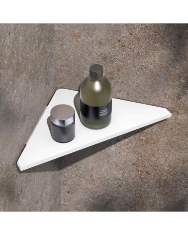 Keuco Aveno kampinė dušo lentynėlė, klijuojama prie sienos (pasirenkama spalva)