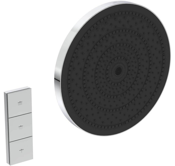 Ideal Standard Solos lietaus dušo galva 3-funkcijų, 300 mm, pasirinkite spalvą