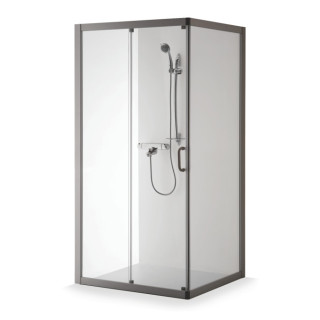 Keturkampės dušo kabinos